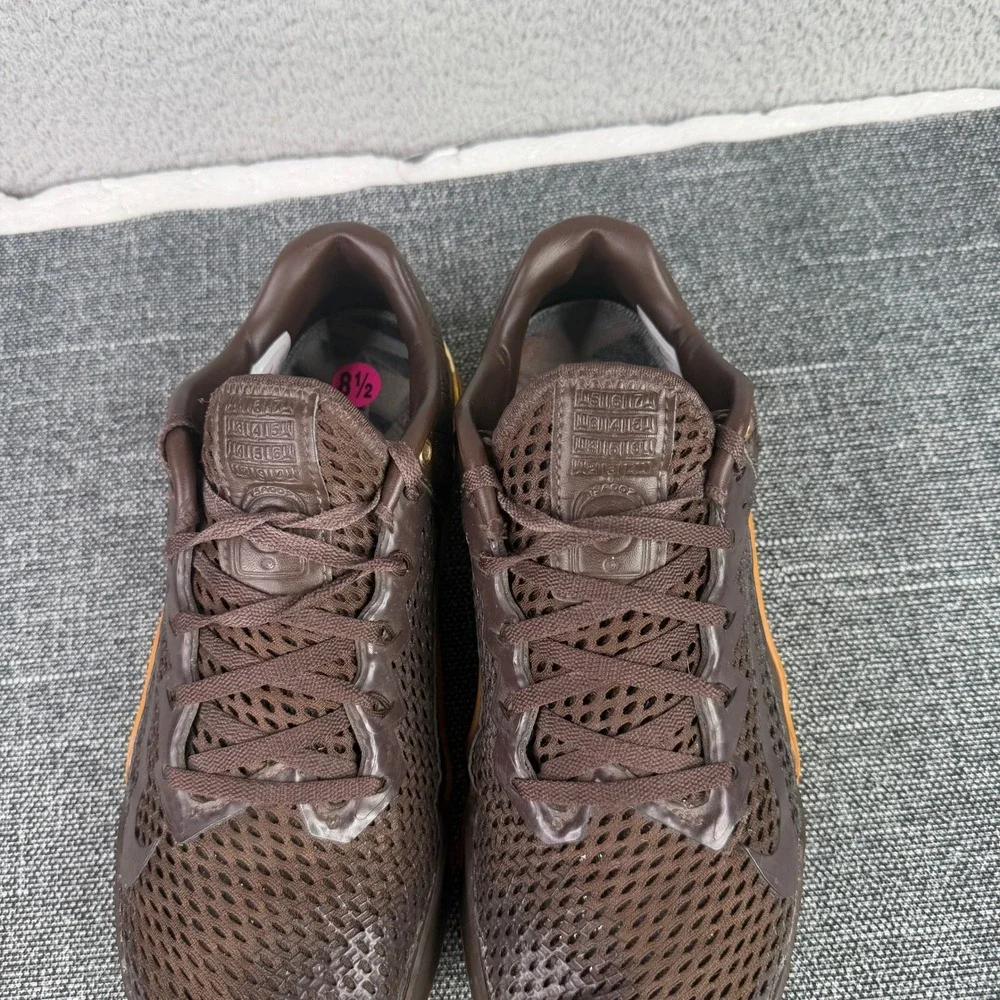 Nike Metcon 6 Training Shoes Mens 9 Brown Gold Gum‎ Premium CV1262-200
